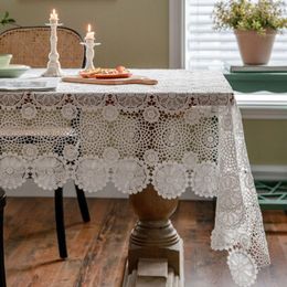 Table Cloth Tablecloth Water-soluble Embroidered Lace Hollow Cake Pography Background Props