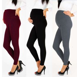 Warm For Women Pregnant Pants Pregnancy Clothes Spring Summer Maternity High Waist TrousersF4531F4531