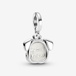 100% 925 Sterling Silver My Pet Dog Dangle Charm Fit Original European Charm Bracelet Fashion Women Wedding Engagement Jewelry Accessor 269F