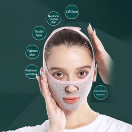 Elastic Face Slimming Bandage V Line Face Shaper Reusable Breathable Sagging Care Chin Wrinkle Double Lift Beauty Skin Tool C1U8