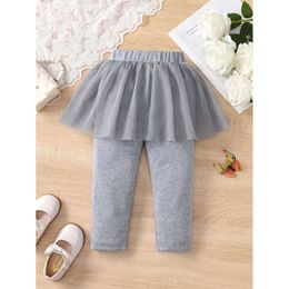 Girls 1-8 Years Old Leggings Spring And Autumn Daily Casual Culottes Children Comfortable Pants Outdoor Kids Fashion Clothing L2405