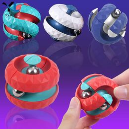 Creative Orbit Ball Toy Puzzle Track Games Rotating Small Cube Great Party Favour Gifts Top Spinning Toy for Kids Children Adults