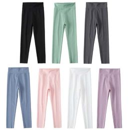 Leggings Tights Trousers Solid Childrens Tight Sports Pants Girls 2-12Y Casual Ank ngth Spring and Autumn WX5.2977WE