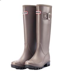 2021 Women039s boots thigh high for Women rubber Waterproof Rainboots Ladies rain botas mujer invierno6070653