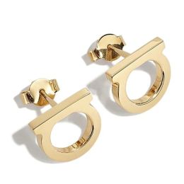 Stud Brand C U D Letters Designer Earrings Stud Love Retro Vintage Bling Diamond Crystal Stainless Steel Ear Rings Earring Earings Jewe