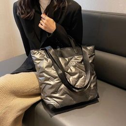 Evening Bags Jin Mantang Winter Big Cloth Totes Bag For Women 2024 Trend Design Shoulder SiDe Female Crossbody Shopping Handbags