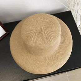 Berets Uv Protection Sun Hat Retro Style Stylish Women's Large Brim For Beach Vacation Lightweight Straw Summer