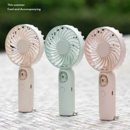 Fans Mini USB Air Cooling Fan Portable Handheld Desktop Mini Fan Outdoor Rechargeable Personal Mini Fan