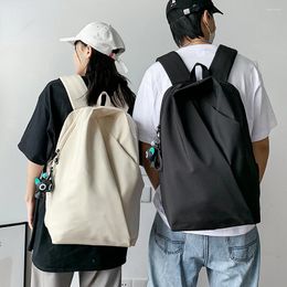 Backpack Unisex Simple Lightweight Nylon Quality Waterproof School For Teenager Backpacks High-capacity Men Laptop Bag