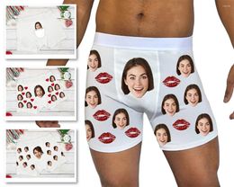 Party Favour Personalised Face Boxers For Groom Custom Po Husband Underwear With Men Gift Boyfriend Anniversary