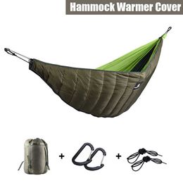 Hammocks WDVBHY Outdoor Camping Thick Hammock Warm Cover Autumn and Winter Windproof Cold Cotton Insulation H240530