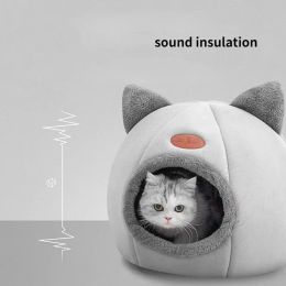 Cat Bed Iittle Mat Basket New Deep Sleep Comfort In Winter Small Dog House Products Tent Cozy Cave Nest Indoor Pets Bed