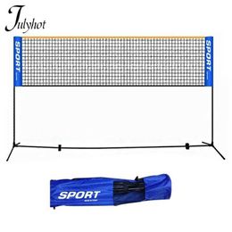 Badminton Sets 31415161M portable badminton net is easy to set up for volleyball used indoor and outdoor sports such as tennis kimchi ball training S53101categ