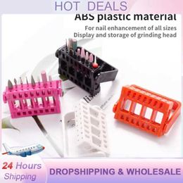 Storage Boxes Bins 10/16/30/48 hole cutter holder container nail drill bit holder care box manual manager empty storage box nail accessories S245304