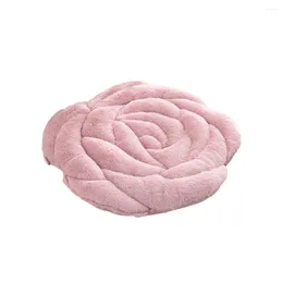 Pillow Plush Rose Shape Seat Replacement Breathable Decorative Household Office Armchair Computer Chair Floor Sitting Pad