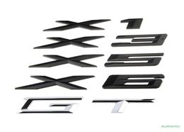 Car Rear Trunk Styling X1 X3 X5 X6 GT Letters Number Sticker For BMW E53 E70 E71 E72 E83 E84 F15 F16 F25 F48 F49 G05 Nameplate8533824