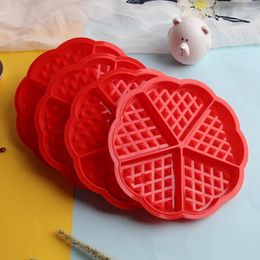 Baking Moulds 1PC 5 Heart Shaped Silicone Waffle Muffin Mould Tool