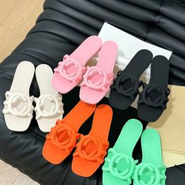 Designer Sandalo Viaggia con pantofole fresche estive di grandi dimensioni per outwear estivo da donna pantofole da spiaggia a fondo piatto per donne 333