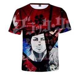 Japan Anime Black Clover 3D T Shirt Women Men Boysgirls Summer Short Sleeve Funny Tshirt Hipster Graphic Tees Cosplay Costume6102272