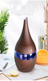 New USB Electric Aroma Diffuser Led Wood Air Humidifier Essential Oil Aromatherapy Machine Cool Purifier Maker For Home Fragrance 1879948