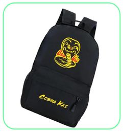 Ryggsäck Cobra Kai Kids Backbag Prints Knapsack School Bags Teens Laptop Back Pack Rucks Rucksack för Teenagers Girls Boys9449410