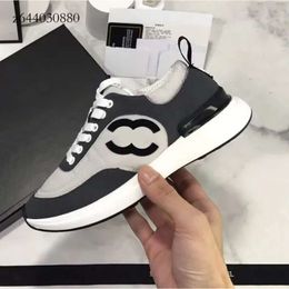 Chanells Shoe Channel Shoes 2024 Designer Running Shoes brand channel Sneakers Womens lace-up Casual shoes Classic Trainer Sdfsf Fabric Suede top quality fe7