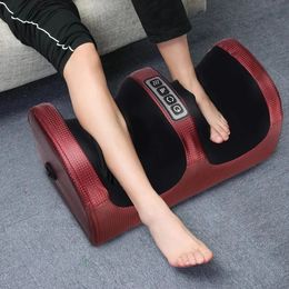 Compression Electric Foot Massager Heating Therapy Shiatsu Kneading Roller Muscle Relax Relieve Fatigue Spa Machin 240516
