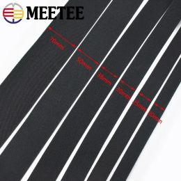 2/4M 20-70mm Black Sewing Elastic Band 1.5mm Thick Skirt Waist Spring Webbing Tape Underwear Belt Rubber Bands DIY Accessories