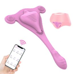 APP Control Wearable Panty Vibrator Sex Toys For Women Dildo Silicone Vibrating Panties Clitoral Vaginal Stimulator Sex Shop 18 240529