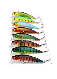 Whole Wobbler Swimming minnow fishing lures Artificial bait 9cm 82g ABS plastic pencil hard Baits2738203