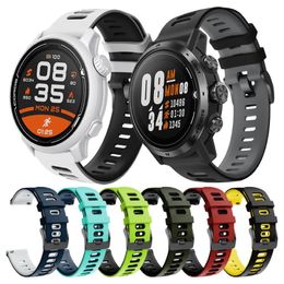 Watch Bands EasyFit Sport Silicone Band For COROS PACE 2 PACE2 Strap Replace Watchband APEX Pro 46mm 42mm Wristband Bracelet 254d