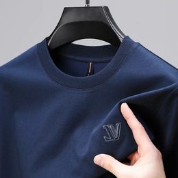 Arrival Luxury Brand Mens TShirts Spring Summer ONeck embroid Long Sleeve Korean Fashion Trend Top Exquisite Menswear 240520