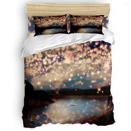 Bedding Sets Love Wish Lanterns Duvet Cover Set Collection Of 3/4pcs Bed Sheet Pillowcases