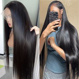 12a de grau ósseo reto HD Lace Fronteiro peruca brasileira Remy Virgem Virgin Human Wigs Pré -penhas