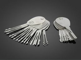 20psc Foldable Lock Opener Double Sided lock picking tools Lock Pick Set Locksmith Tools4187303
