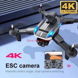 Drones Avoiding Four Sided Obstacles in Aerial Photography 4K ESC WIFI FPV RC Drone Optical Flow Positioning Application Control RC Four Helicopter Toys S3