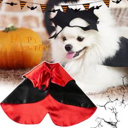 Dog Apparel Halloween Cape Trumpet Breathable Straps Creative Long-lasting Dress Up Cloth Pet Cat King Cloak For Schnauzer