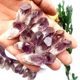 Natural Amethyst Raw Stone Crystal Rough Points Single Bulk Gemstone Reiki Healing Mineral Specimen And Decoration
