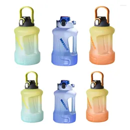 Water Bottles Large Bottle Wide Mouth Leak Proof Outdoor Jugs Capacity For Sport Gym Yoga Fitness Camping