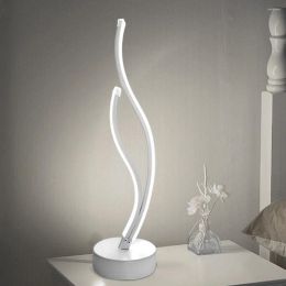 Lamps Table Lamps Bedroom Beside Lamp Home Decor Energysaving LED Desk Reading Acrylic Art For Lighting Decoration