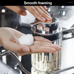 Liquid Soap Dispenser Hands Foaming For Bathroom Mousse Bottle Refillable Kitchen Push-type Dish Container Box 300ml