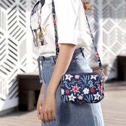 Evening Bags Young Girl Floral Casual Messenger Youth Women Flower Small Shoulder Girls Mini Crossbody Bag For Cellphone Money