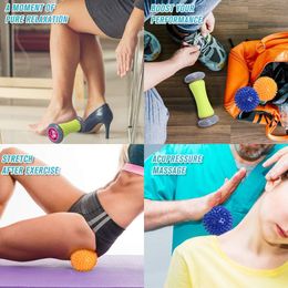 Foot Roller Massage Ball For Relief Plantar Fasciitis Deep Tissue Acupresssure Recovery For PLA Relax Back Leg Hand Tight Muscle