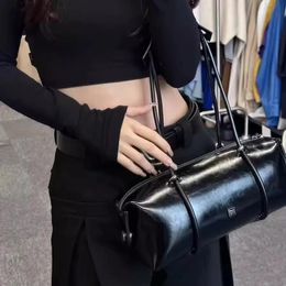 Korean Y2K Bag for Women Boston Pillow Spicy Girl Top Handle Underarm Bags Luxury Brand Handbag Shoulder Womens 240529