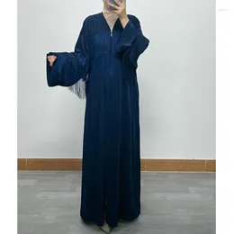 Ethnic Clothing Fashion Muslim Kimono Womens Abaya Cardigan Ramadan Dubai Turkey Eid Dress Islamic Loose Comfortable Jalabiya For Women