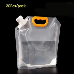 Storage Bags 1L/1.5L/2.5L High Quality Clear Drinking Waterproof Flasks Liquor Bag Portable Beer Juice Milk Packaging