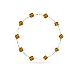 10 Diamond Designer Schmuck Clover Marke Fashion Cleef Hochwertiges Golddesigner Halskette für Frauenschmuck Hochqualität