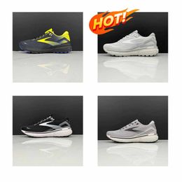 Luxury Fashion Brooks Ghost 15 Top Quality Running Shoes Casual Walking Shoes Lightweight Dreable Hållbara skor Män kvinnliga tränare löpare