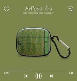 For Airpods Pro Case Grass Designer Antifouling Couple Plastic Women Mens Men Earphone Set Luxury Earphone Protector Water Proof D9548512