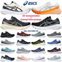 ASICS gel-kayano 30 tênis de corrida maratona tênis de tênis de trilhas para homens treinadores de mulheres, tamanho 36-45